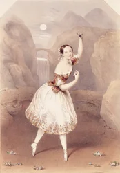 Marie Taglioni (1804-84) als Lauretta in 